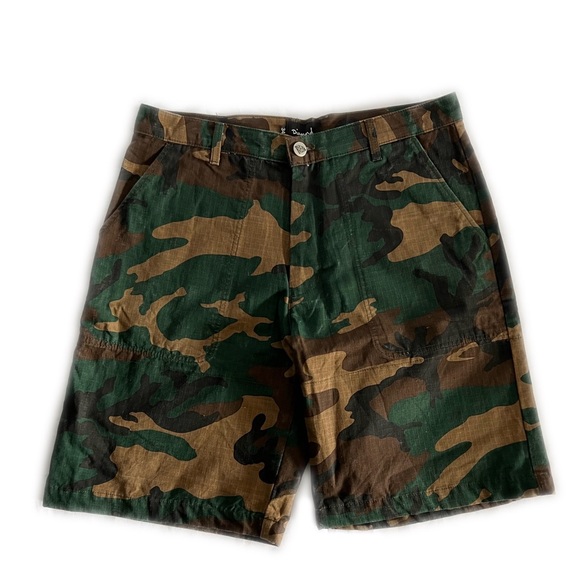 Diamond Supply Co. Other - Diamond Supply Co. Woodland Camo Green Brown Black Cargo Shorts